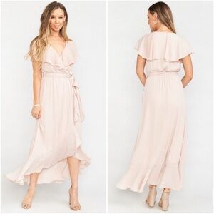 SHOW ME YOUR MUMU Jess Ruffle Midi dress size small